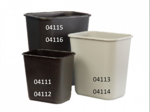 Durable Rectangle Waste Baskets