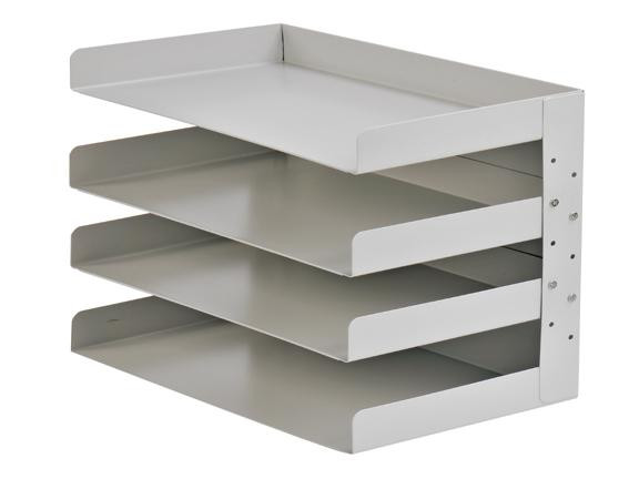 4 Levels Metal Document Tray