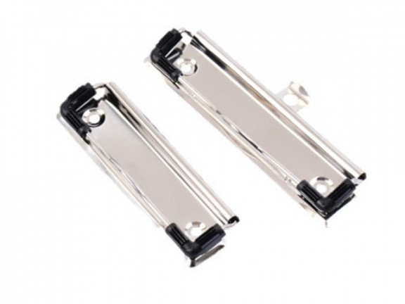 Wire Type Clamps w/ Hanging Hole And  Black Corner Protector For Clipboard