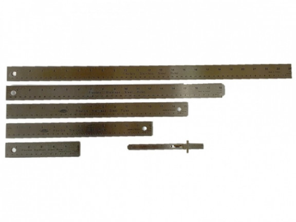 Stainless Steel Ruler w/ Non – Skid Cork Back