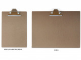 Masonite Clipboard W/ European Style Spring Clip (One side smooth) manufacturer & Supplier