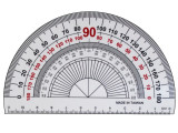 Semi-Circular Protractors (PVC material) manufacturer & Supplier