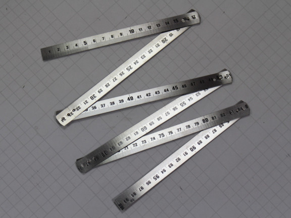 Stainless Steel Folding Ruler